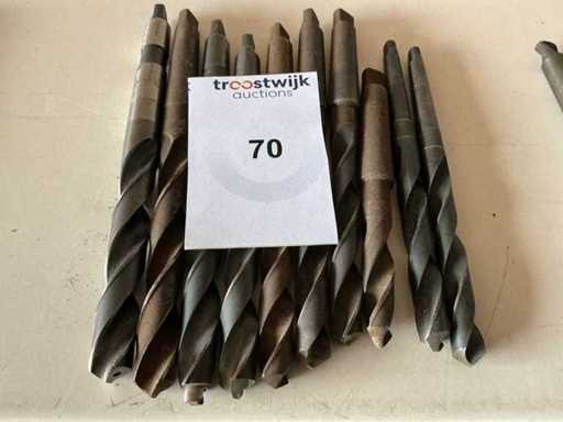 Lot Metal Drills HSS (10x)