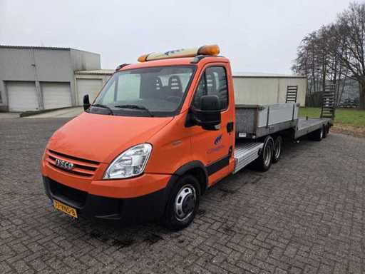 Iveco Daily 35C18 300 BE-Combination 2008 avec semi-remorque Veldhuizen 