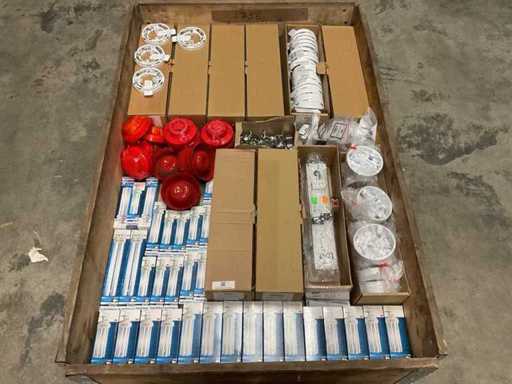 Charge von Installationsmaterialien