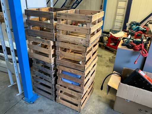 Houten krat (8x)
