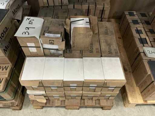 Carreaux muraux Mosa (15x20 cm, 39 m2)