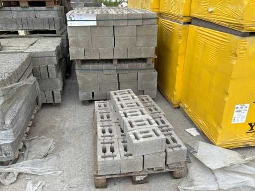 Batch of concrete blocks