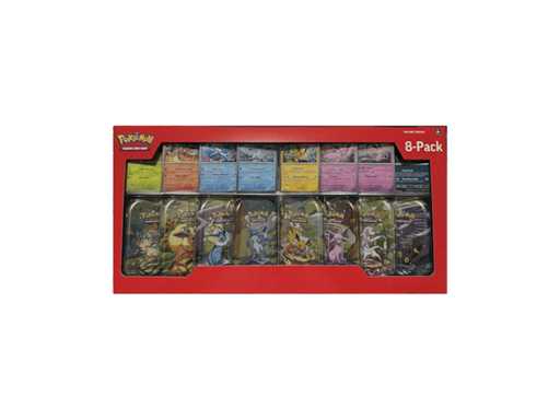 Set of 8 mini promo boxes pokemon evolutions prismatic Costco (x2)