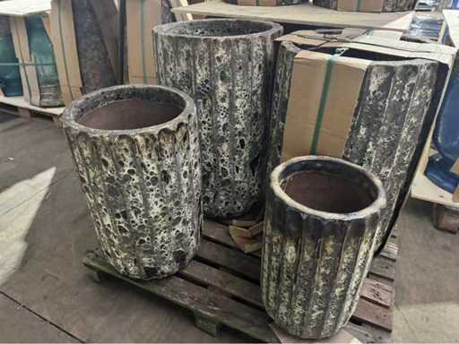 Blumentopf (3x)