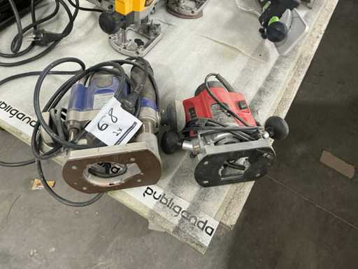 Berner i Fairline Różne frezarki (2x)