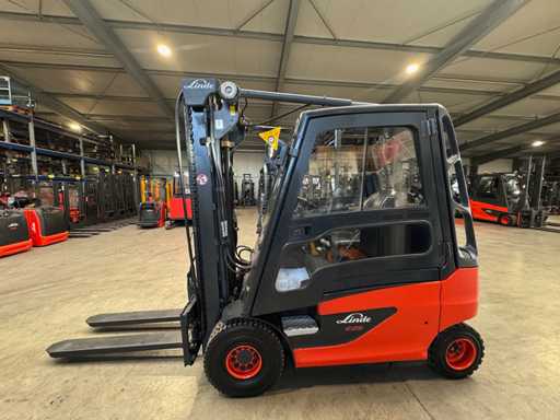 12/2016 Linde E25 2,500kg 3,+4. Klep Teleskopische Vorken Elektrische Vork 12,397 uur