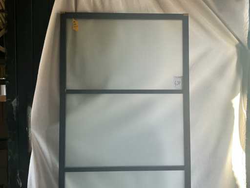 Porte coulissante intérieure en aluminium noir 98x235cm