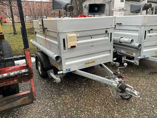 2017 Humbaur Anhänger mit 360 Grad Überwachungssystem