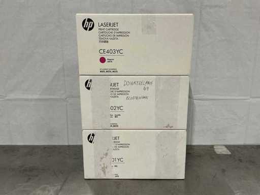 Diverses cartouches d’encre HP (3x)