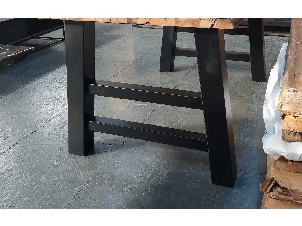 ACHELOS table 220 cm in solid wood