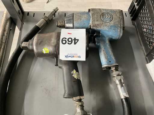 Toku / Ingersoll Rand Pneumatische slagmoersleutel (2x)