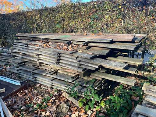 Set di assi in legno di quercia rustica