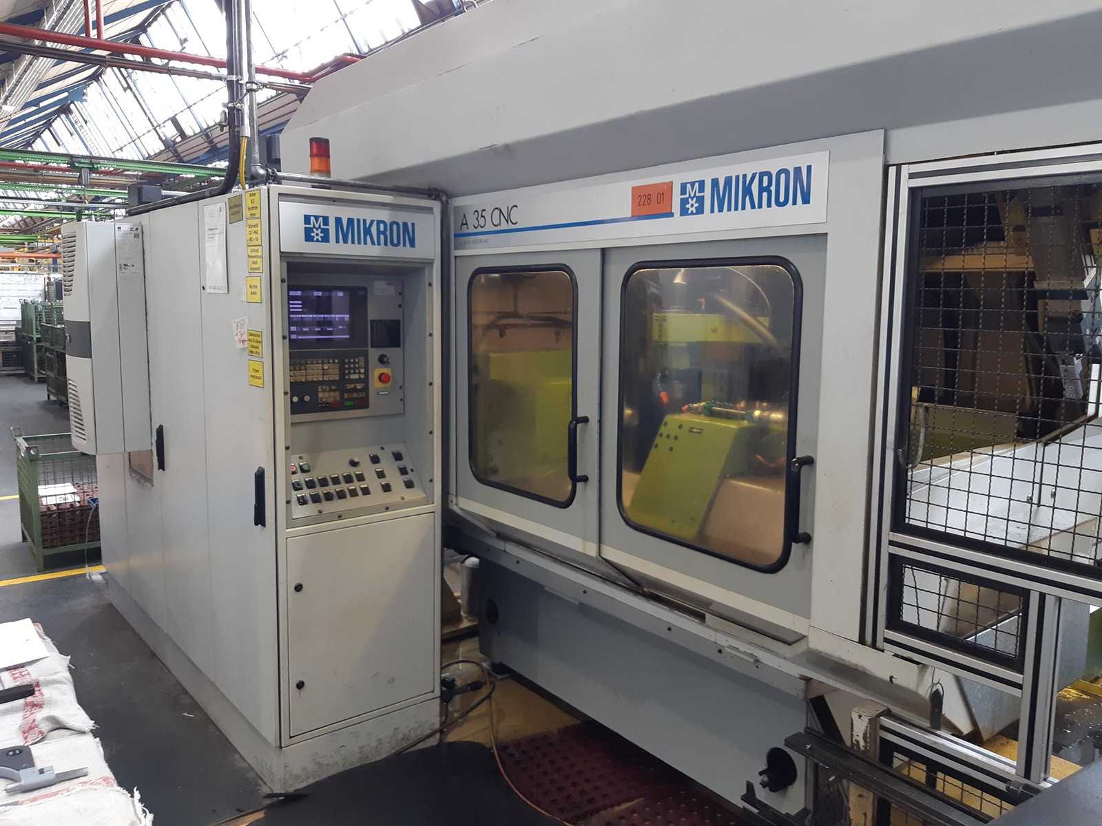 MIKRON A 35 Gear hobbing machine – horizontal