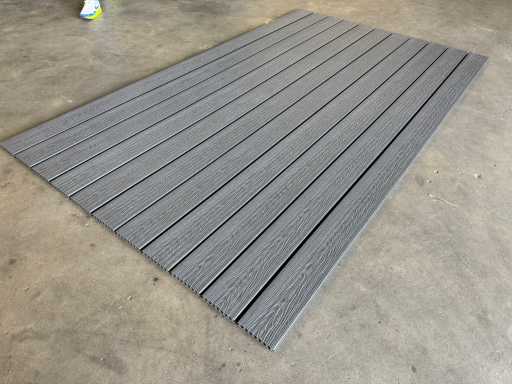 Kompozytowy szary kolor deski podłogowej (25x)