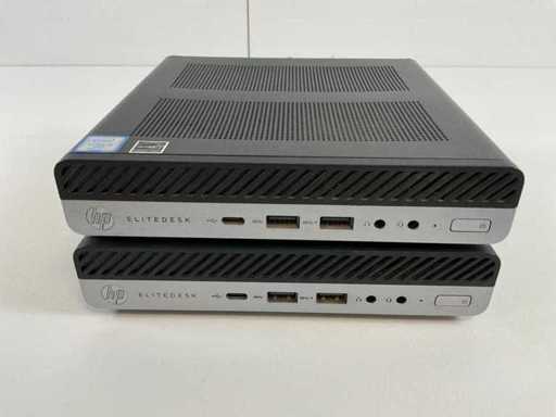 HP EliteDesk 800 G4, Core(TM) i5 8th Gen, 8 GB RAM, 256 GB NVMe Mini Desktopuri (2x)