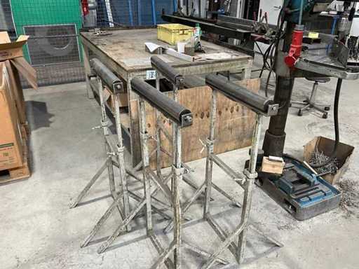 Arbeitstabelle mit Inhalt