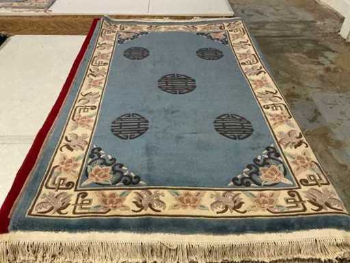Covor chinezesc legat manual din lână (14x)