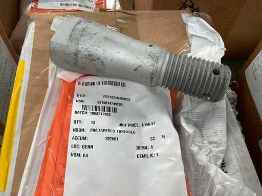 Threaded tapered pin (13x)