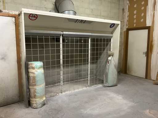 Paroi de pulvérisation Paroi de pulvérisation sèche SIMA avec filtre anti-peinture