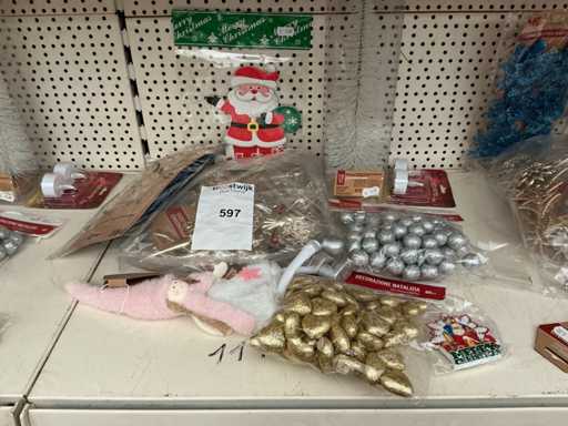 Weihnachtsdekoration für Partys.