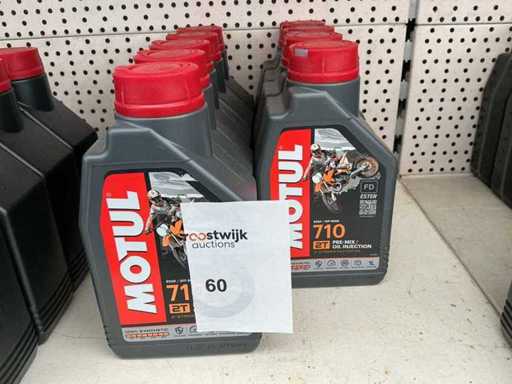 Motul inhoud 1 liter 710,2 Takt Toevoeging Benzine-Pre- Mix Smeermiddel (9x)