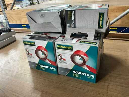 Technocraft 200 mtr Rot/weißes Barriereband (8x)