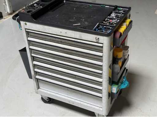 HAHN+KOLB Chariot à outils avec contenu