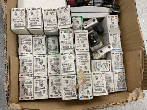 Batch Telemecanique push buttons