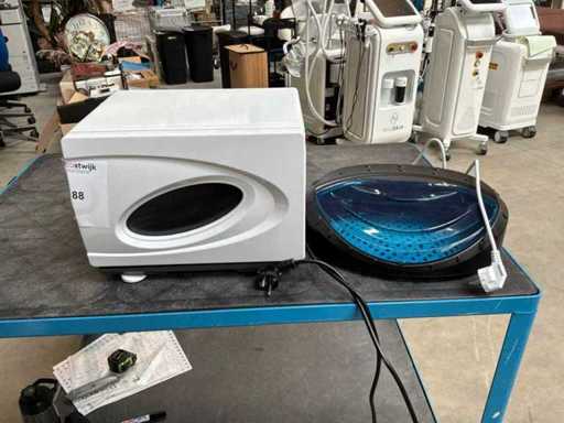 Handdoekwarmer en steriliseertoestel