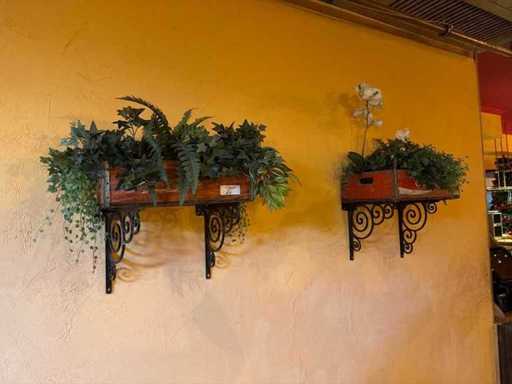 Plantă artificială în cutie cu suport (5x)