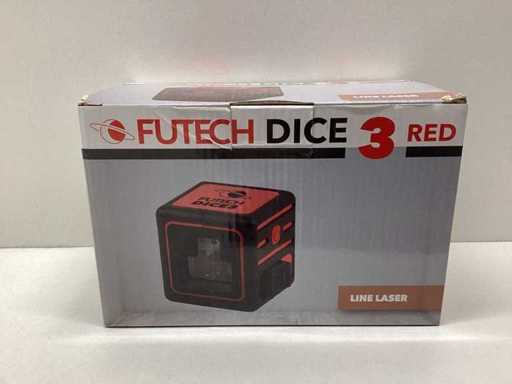 Futech - Dice 3 Red - Construction laser