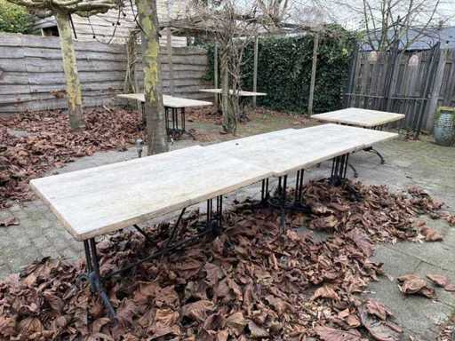 Tavolo della terrazza della festa (12 volte)