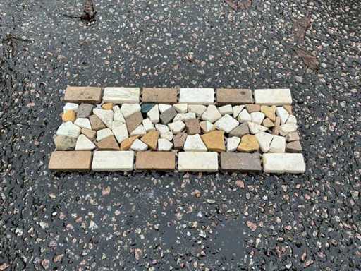 Lot of Tile Strips - 33x13 cm - 2 m2