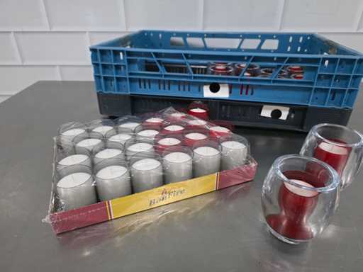 Batch of tealight holders