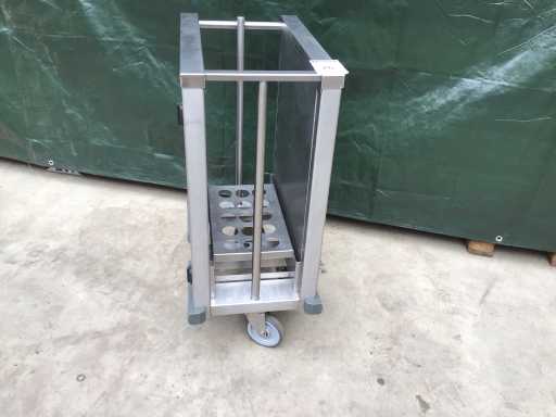 Trays lowerator trolley