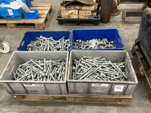 Krat met bevestigingsmateriaal (4x)