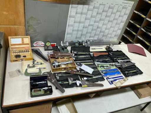 Assortment of measuring equipment