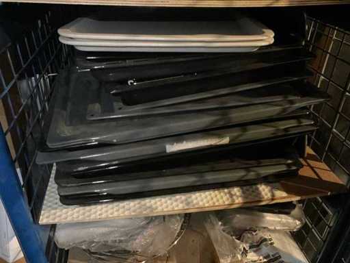 Diversen bakplaten voor oven en magnetron (15x)