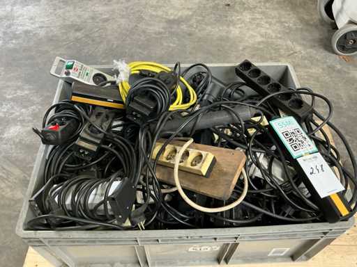 Batch of electrical junction boxes