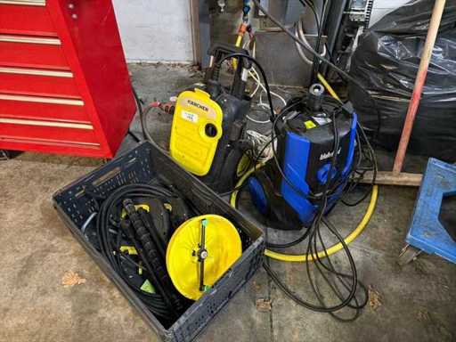 Myjka ciśnieniowa + zasilacze (2x)