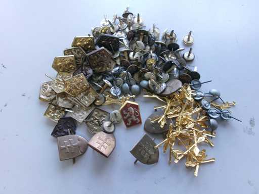 CZ/SK Metallabzeichen Mix, gebraucht + neuwertig (200x)