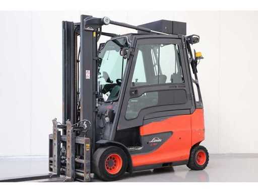 Linde - 2017 - E30HL-01/600 - Duplex 3,69M, Changement latéral, Positionneur de fourche, Fourches à portée - Chariot élévateur