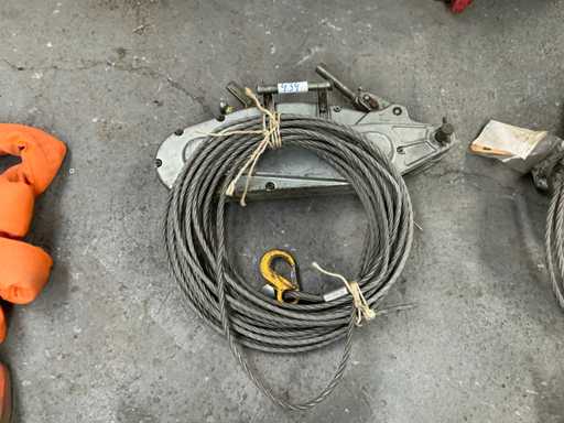 Vanas - Supertil 3.2T - Stahldraht-Seilzug-Tirfors