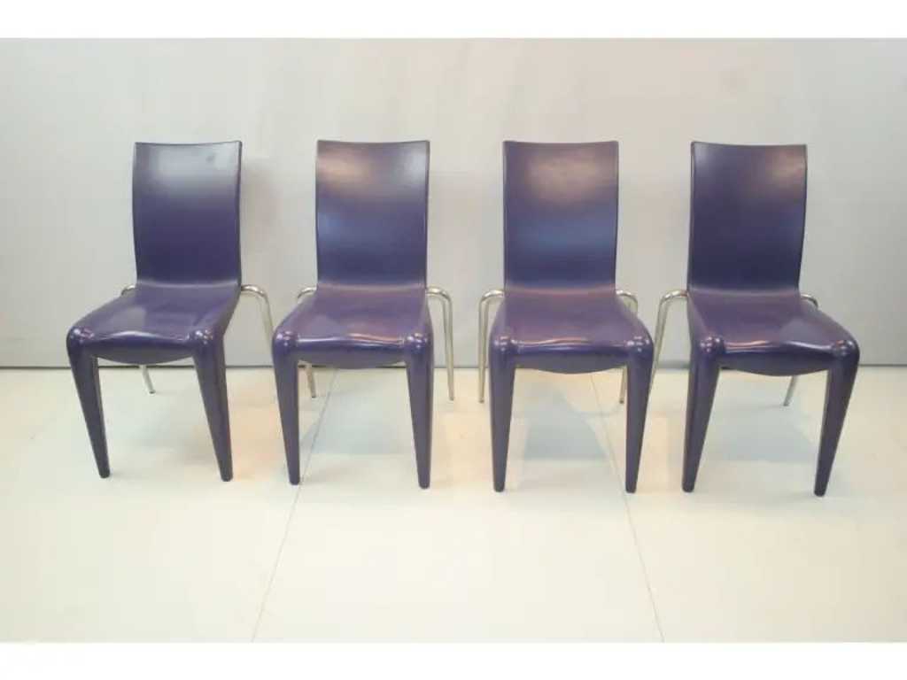 4 x VITRA Philippe Starck design stoelen