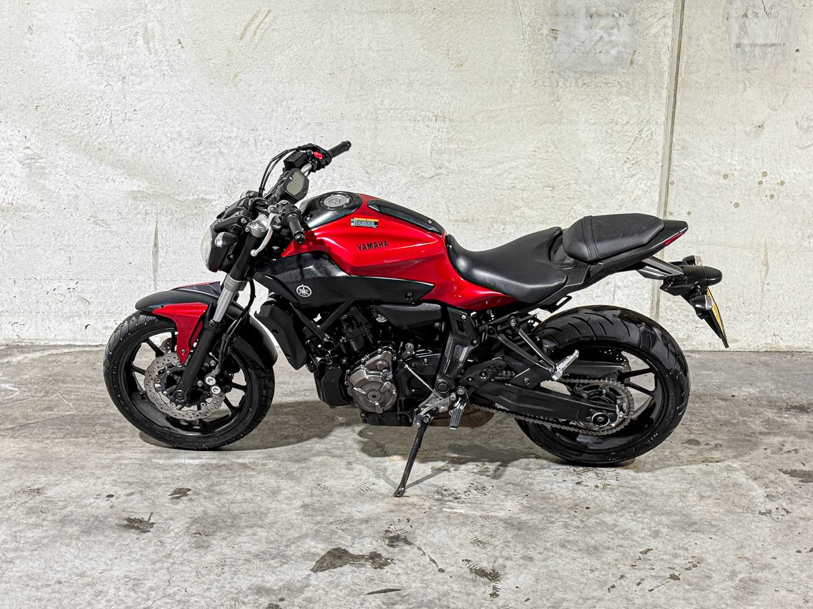 Yamaha MT-07 ABS Naked Bike 689cc 2016 Tour Motorcycle, 93-MG-PD