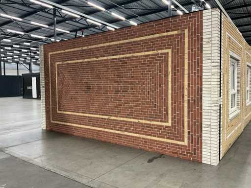 Insulated façade panel (4x)