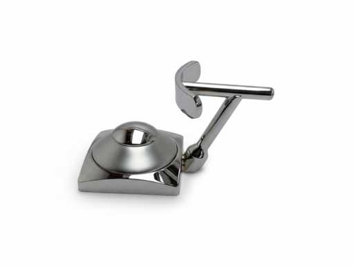 Surya REF8001 crochet mural en chrome marin