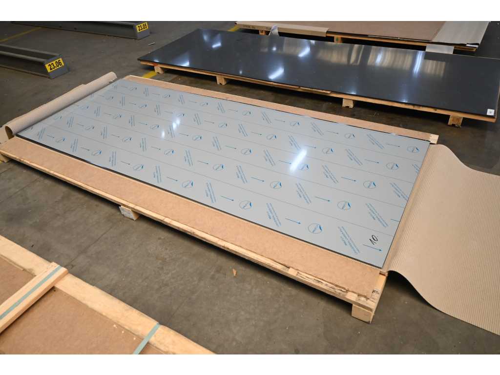 Black stainless steel sheets (10x)