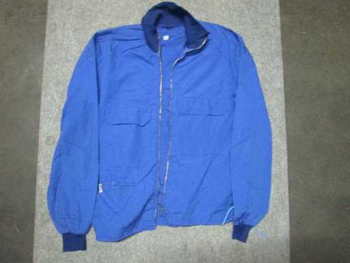 Zweeds trainingsjack, blauw, ritsdefect (G1) (115x)