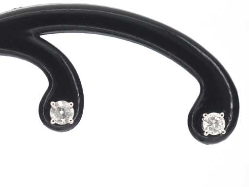 Orecchini in oro bianco con diamanti